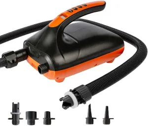 16 PSI Air Pump SUP, High Pressure Electronic Air Pump Auto-Off Inflation Preset Digital Adjustable LCD DC Car Connector for Inflatable Boats,Tent,Stand Up Paddle Boards