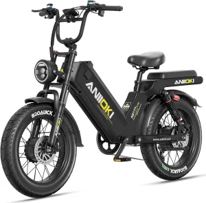 2800W Dual Motor Electric Bike for Adults,2025 Upgraded AQ177 PRO MAX eBike,33MPH 52V 70Ah Electric Bike,200Miles Long Range,20x4 Fat Tire All Terrain Ebikes, Full Suspension E Bike, SHM 7-Speed Gear