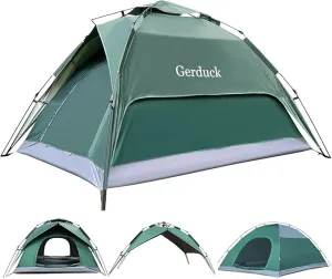 3-in-1 Multifunctional Instant PopUp Camping Tent 2/4/6 Person Family Portable Tents for Camping,Beach,Picnic,Backyard,Waterproof,Anti-UV,Easy Setup in 10Seconds