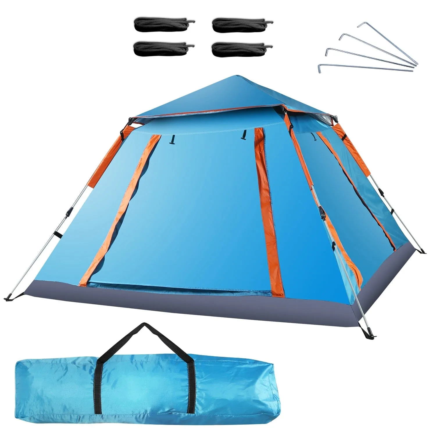 4-5 Person Camping Tent Outdoor Foldable Waterproof Tent