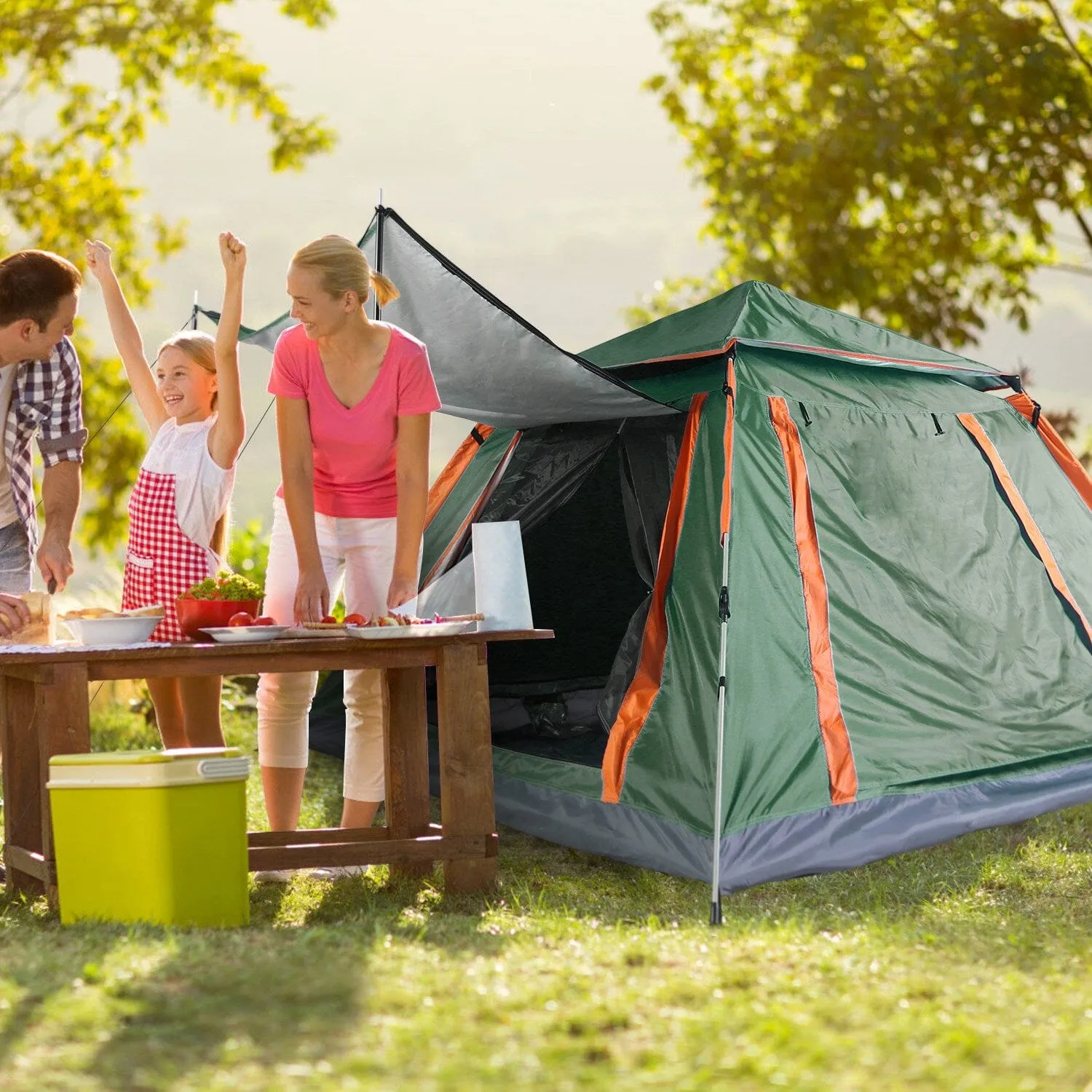 4-5 Person Camping Tent Outdoor Foldable Waterproof Tent