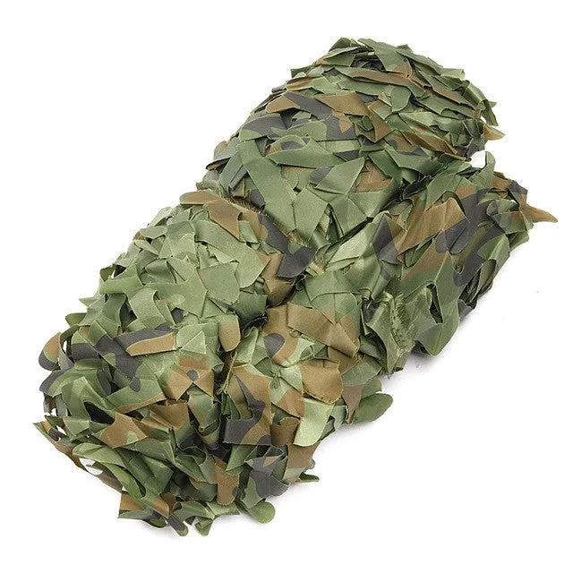 4m*2m Hunting Military Camouflage Net Woodland Army Camo netting Camping Sun ShelterTent Shade sun shelter