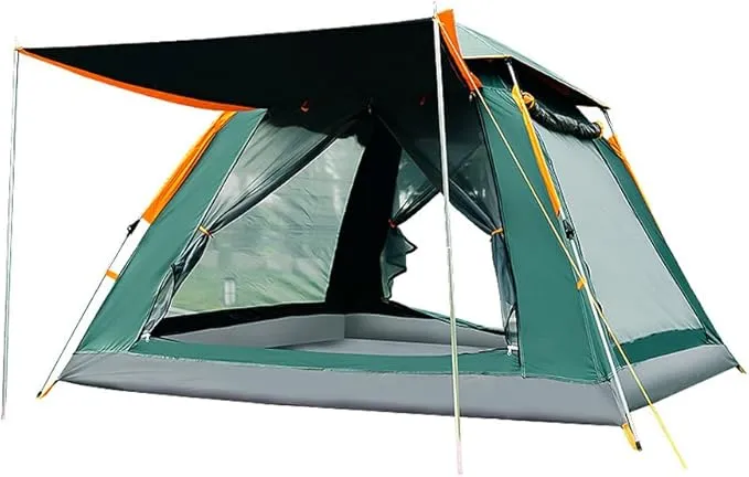 axGear Camping Tent Waterproof Windproof Dome Hiking Tent 5 People Family Easy Setup
