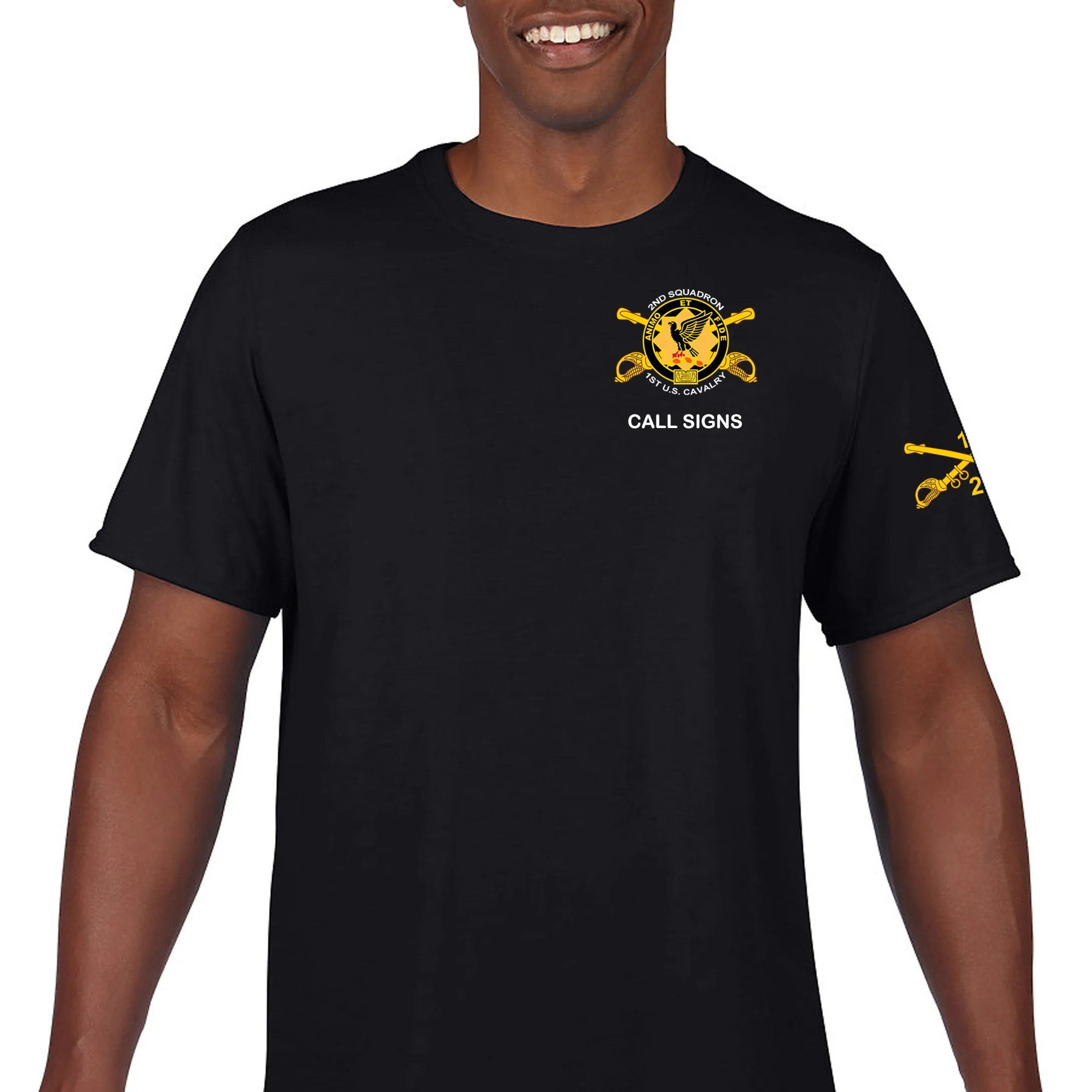 B Company Unisex Performance Short Sleeve PT Shirt (Feels like Cotton). This shirt IS approved for PT.