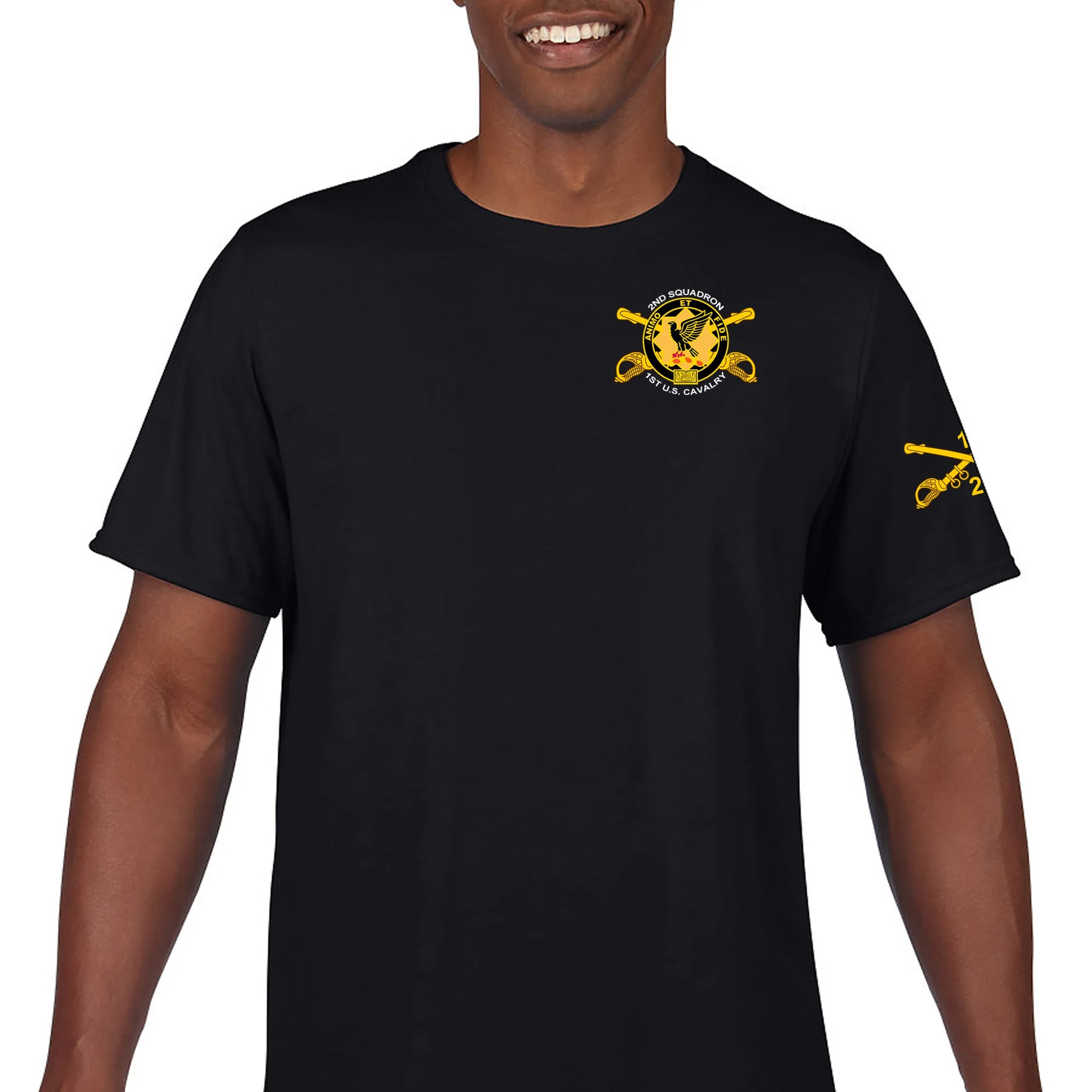B Company Unisex Performance Short Sleeve PT Shirt (Feels like Cotton). This shirt IS approved for PT.