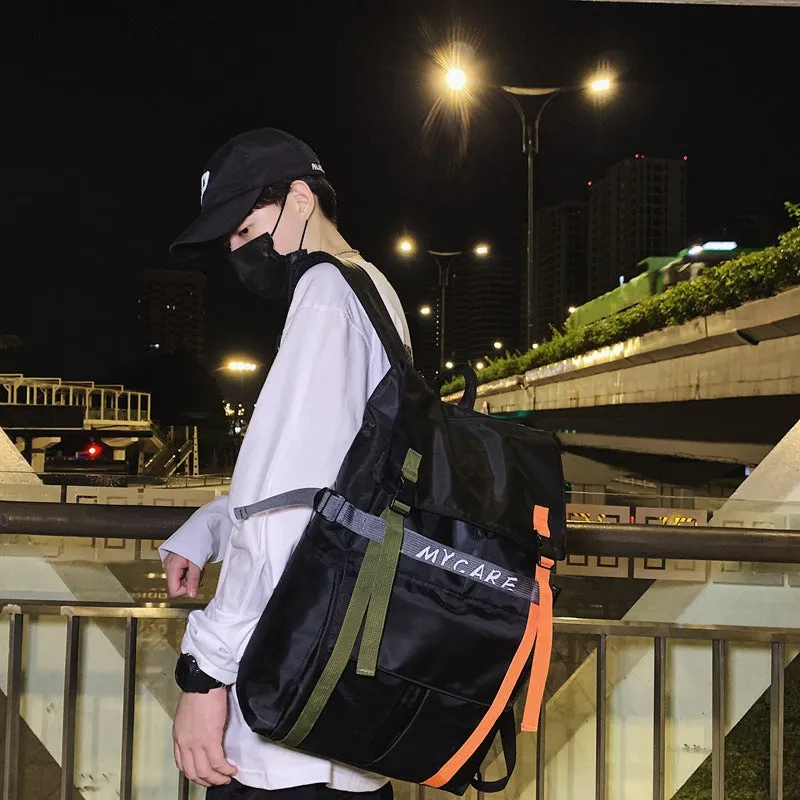 Backpack Fashionable Student Schoolbag Korean Style Outdoor Leisure Sports Travel Trendy