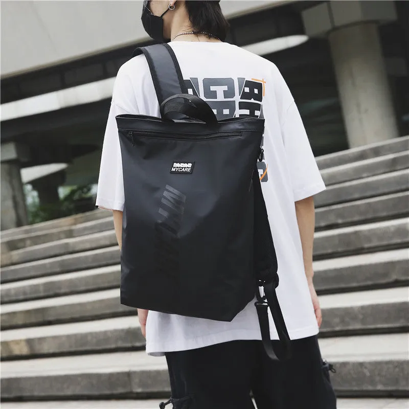 Backpack Korean Style Men's College Student Portable Schoolbag Sports Leisure