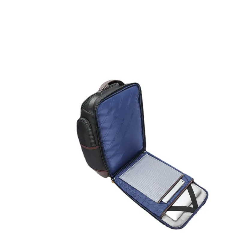 Backpack Multi-Pocket Schoolbag  Large Capacity Men's  Multifunctional Oxford Cloth Travel
