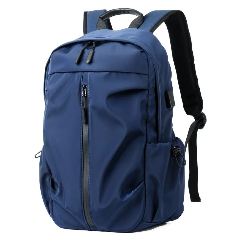 Backpack Simple Schoolbag Fashion Trendy Computer Bag Travel