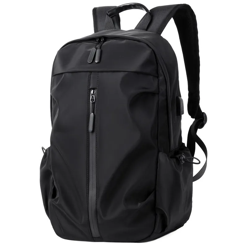 Backpack Simple Schoolbag Fashion Trendy Computer Bag Travel