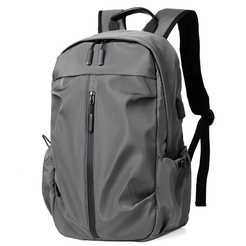 Backpack Simple Schoolbag Fashion Trendy Computer Bag Travel