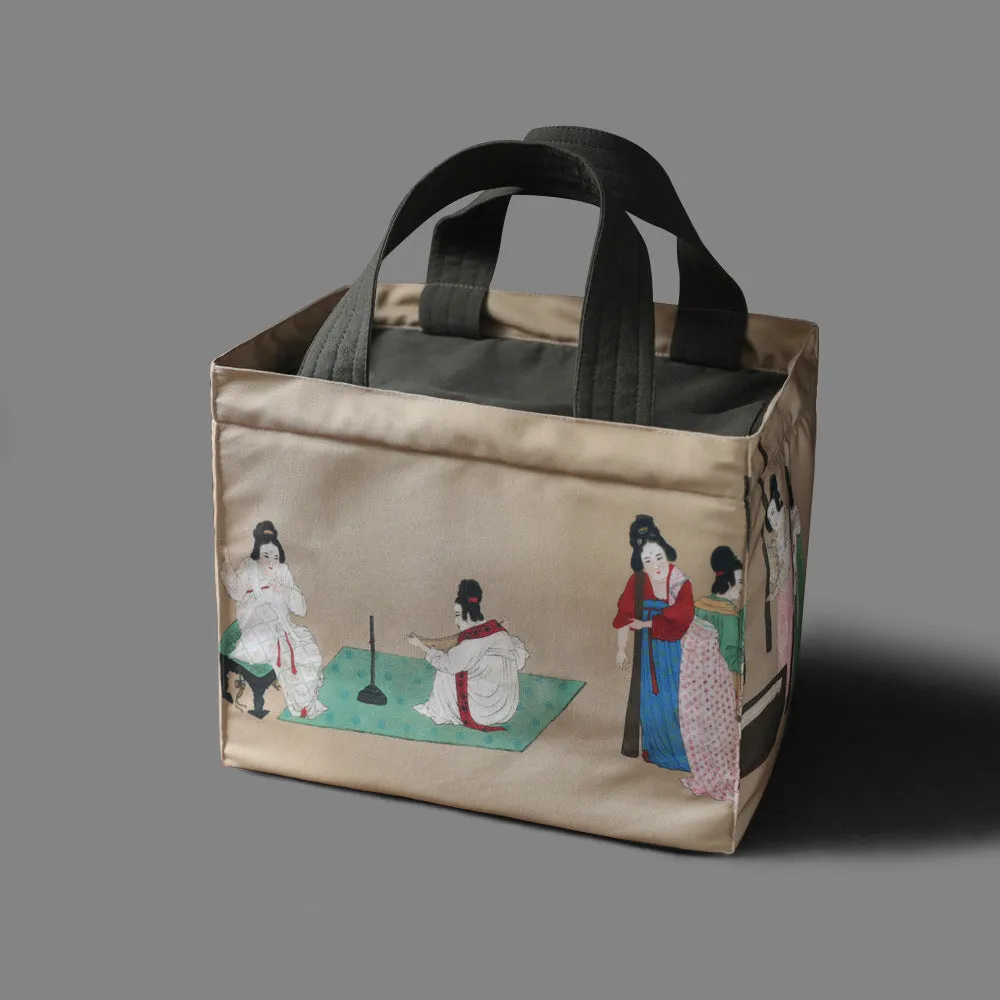 Backpack Tea Pot Teacup Tea Set Cloth Bag Teapot Handle Big Cloth Bag