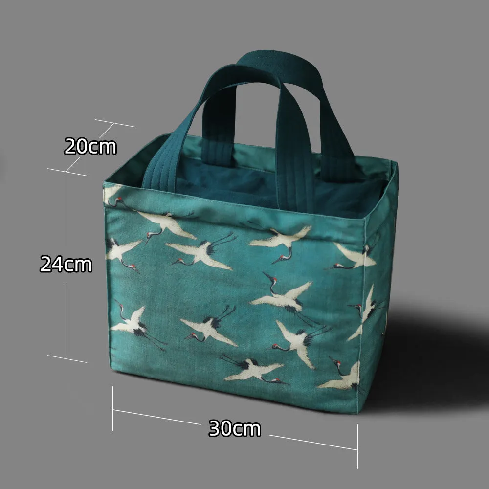 Backpack Tea Pot Teacup Tea Set Cloth Bag Teapot Handle Big Cloth Bag