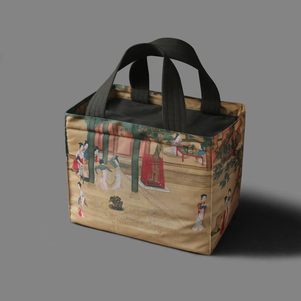 Backpack Tea Pot Teacup Tea Set Cloth Bag Teapot Handle Big Cloth Bag