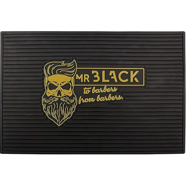 Barber Mr. Black Bearded Skull Tool Mat