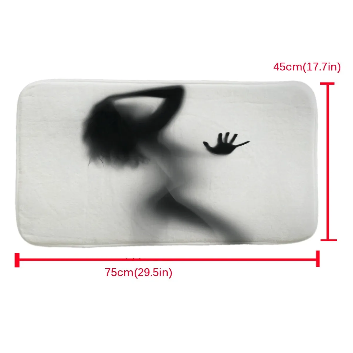 Bathroom Set Waterproof Shower Curtain   Non Slip Bathroom Pedestal Rug   Toilet Lid Cover   Floor Mat Bath Mat