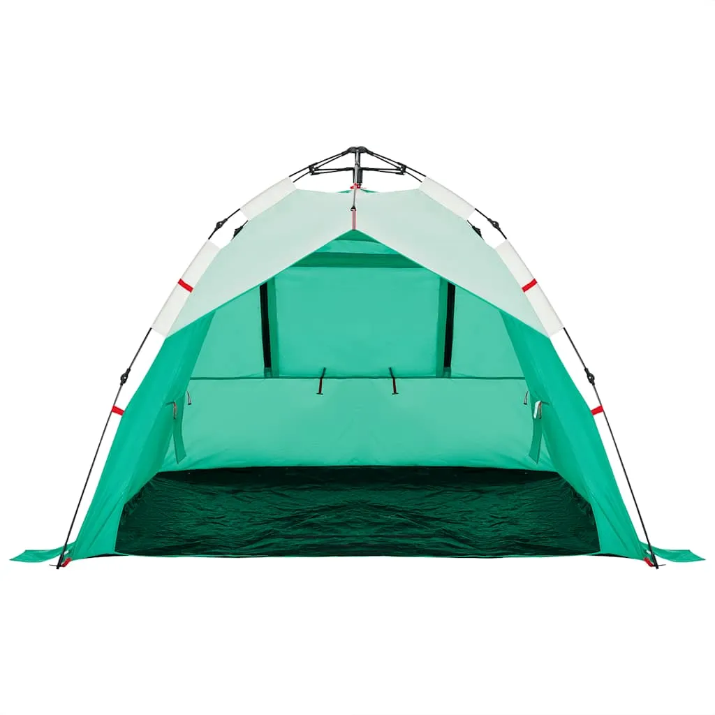 Beach Tent 3-Person Sea Green Quick Release Waterproof