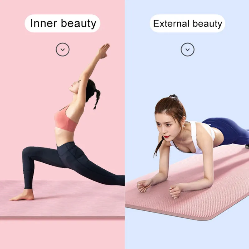 Beginner lengthened non-slip yoga mat