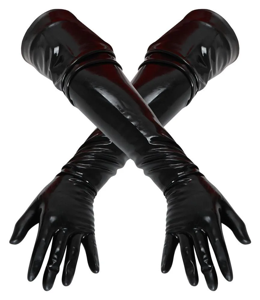 Black Latex Gloves - Durable and Stylish Unisex Gloves