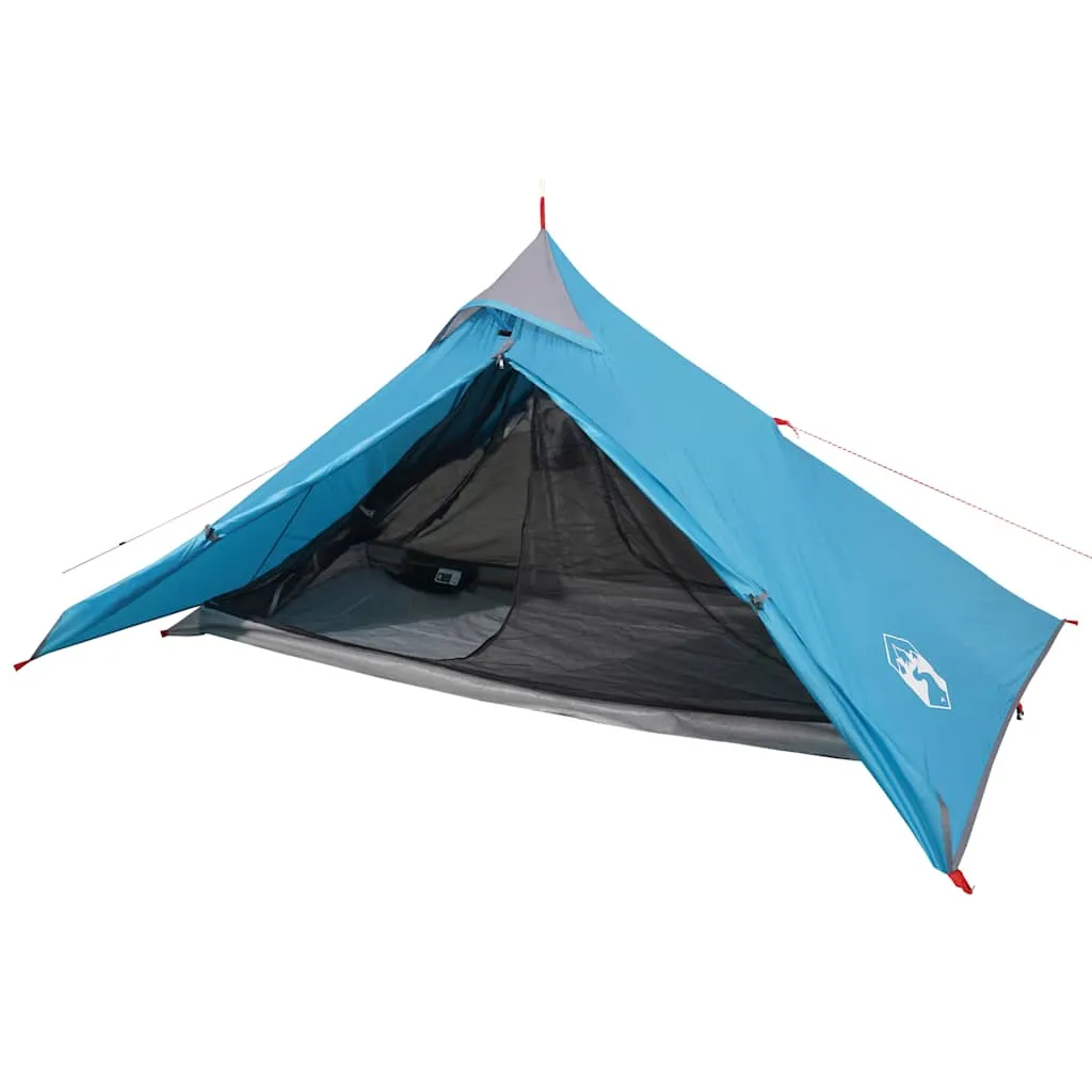 Camping Tent Tipi 1-Person Blue Waterproof