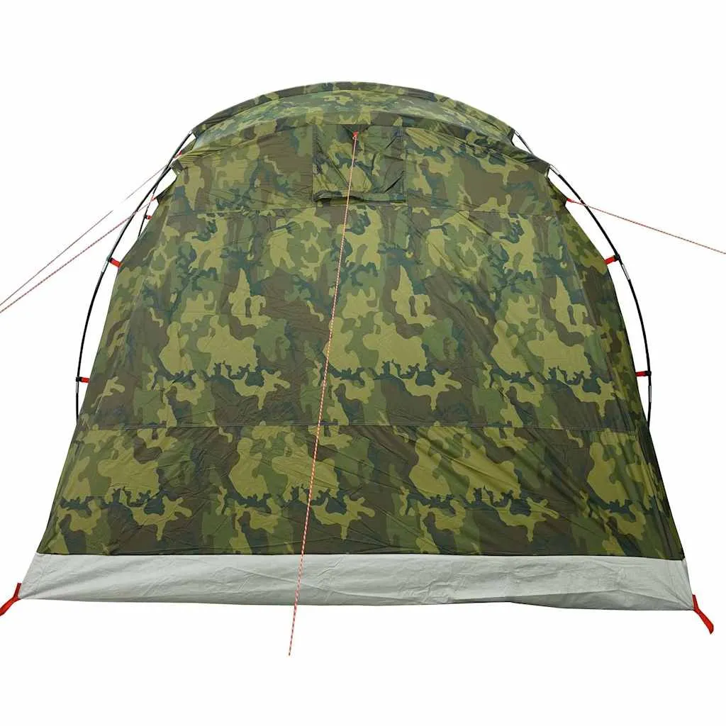 Camping Tent Tunnel 4-Person Camouflage Waterproof