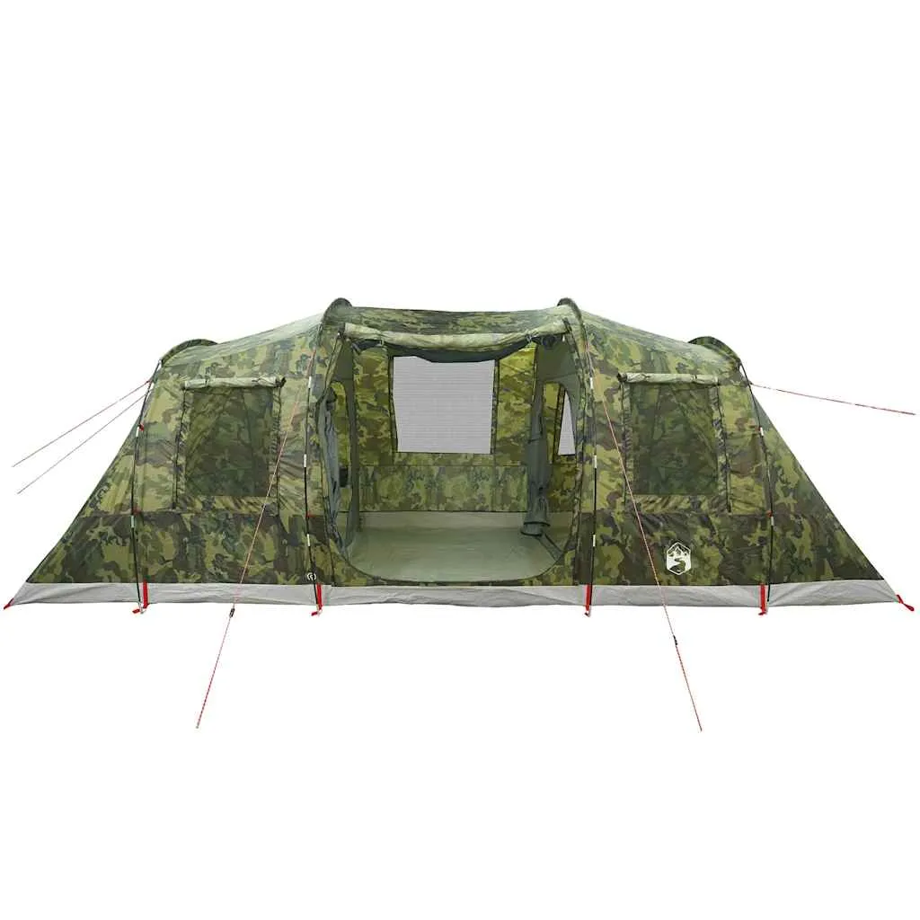 Camping Tent Tunnel 4-Person Camouflage Waterproof