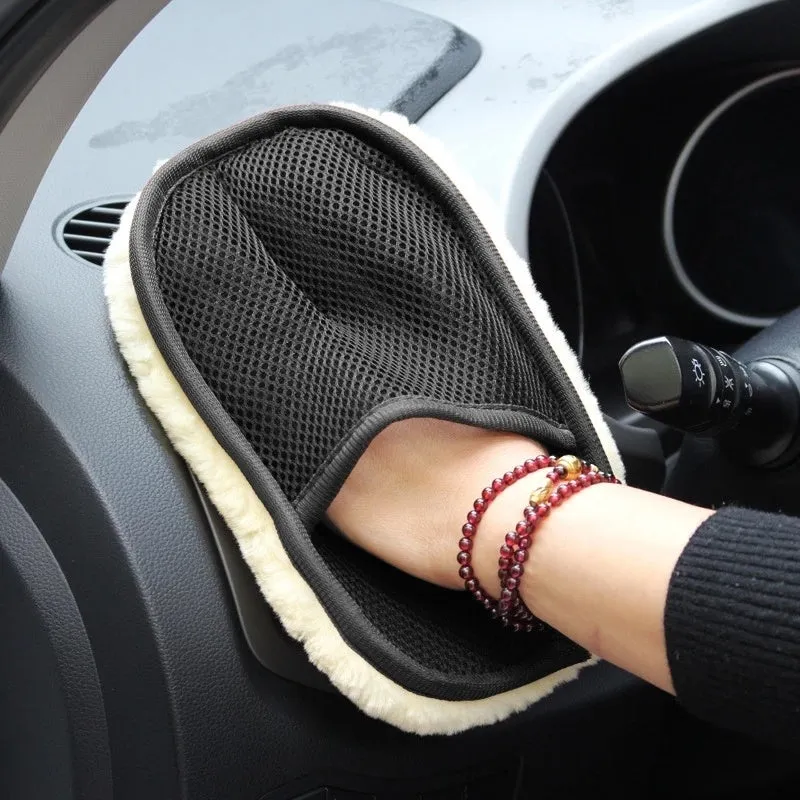 Car Wash Gloves Car Glass Cleaning Tool