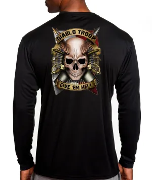 Color Long Sleeve Performance PT Shirt. This shirt IS approved for PT.