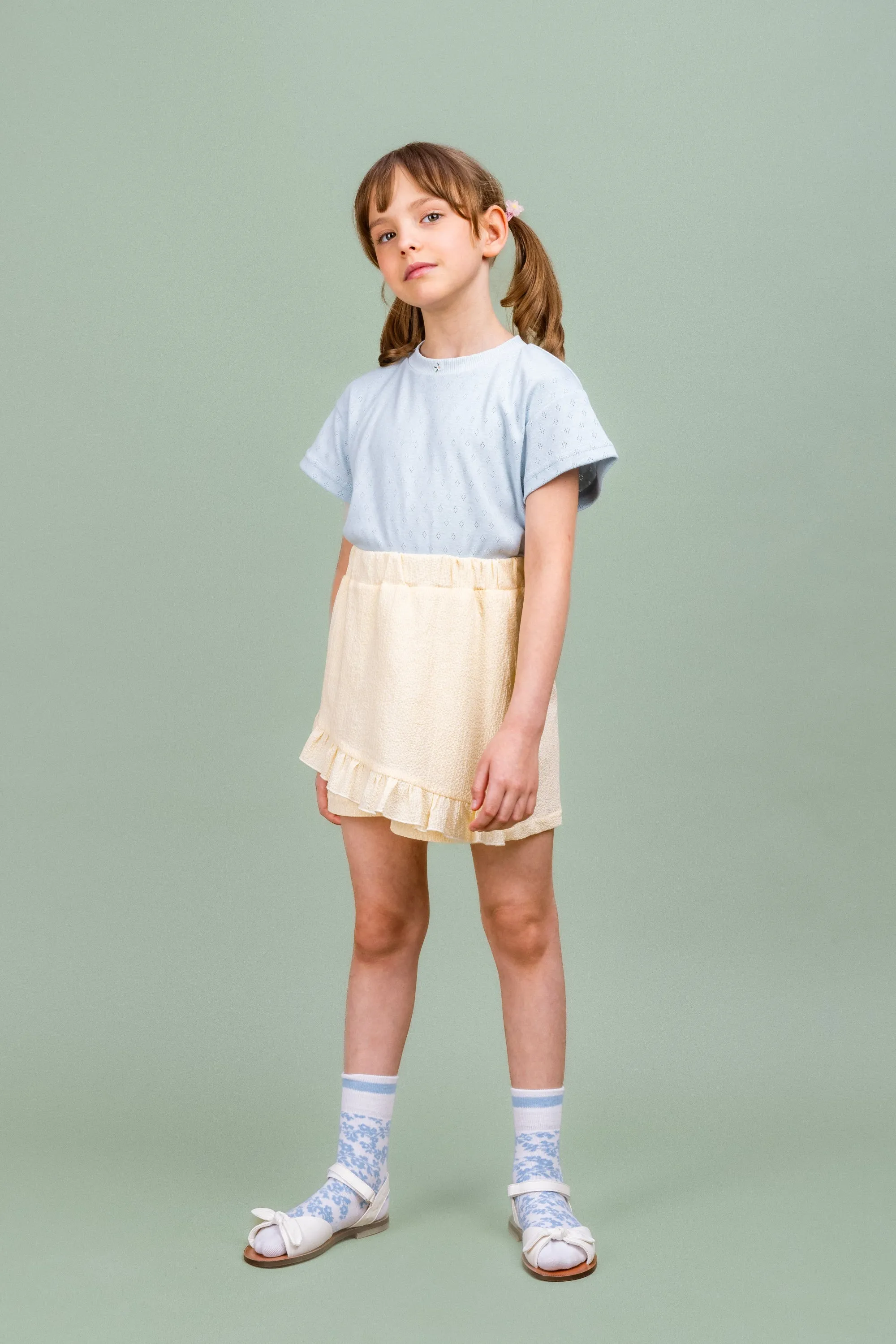Cotton Shorts Lily, Yellow