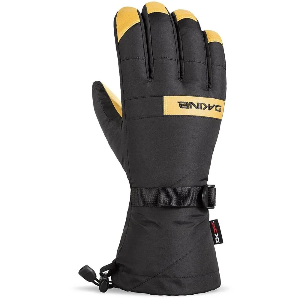 Dakine Mens Black/Tan Polyester Nova Gloves - 001300325-BLACKTAN-S