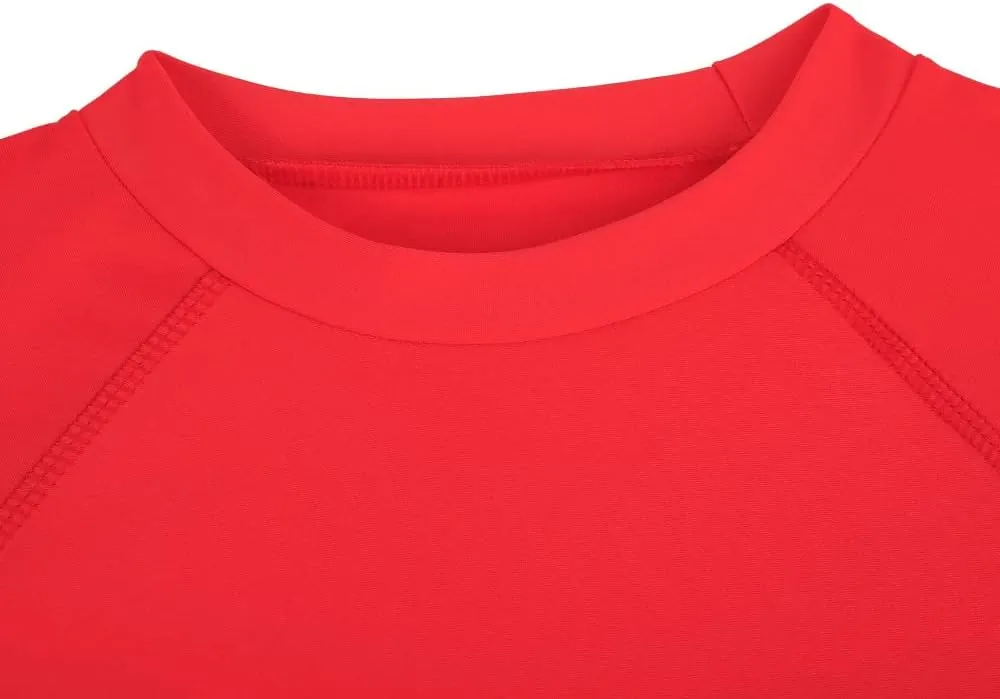 ESTAMICO Boys' UPF 50  Long-Sleeve Rashguard Athletic Swim Shirt