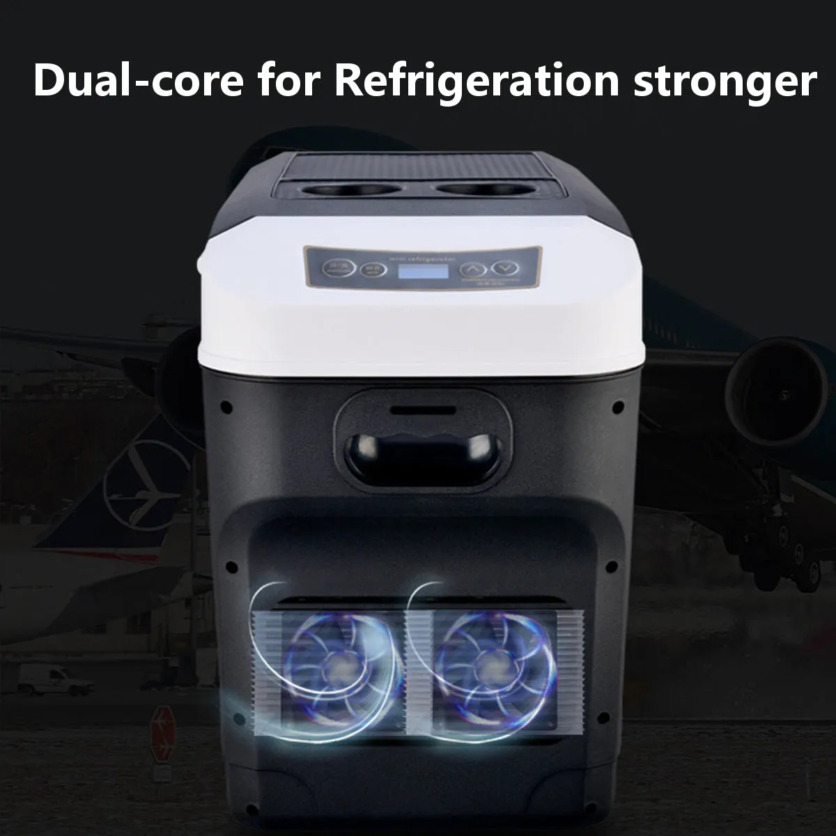 F25 Portable Refrigerator, Trolley Design, 28L