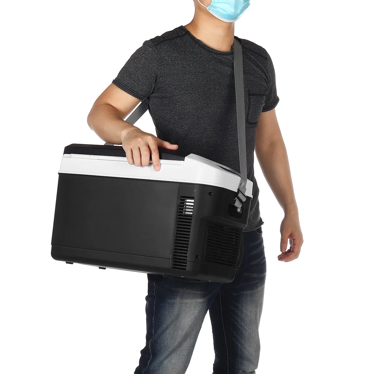 F25 Portable Refrigerator, Trolley Design, 28L