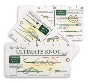Fisherman's Ultimate Knot Guide | Best Fishing Knots on a Waterproof Fold Out Ruler Ring-bound  November 20, 2020