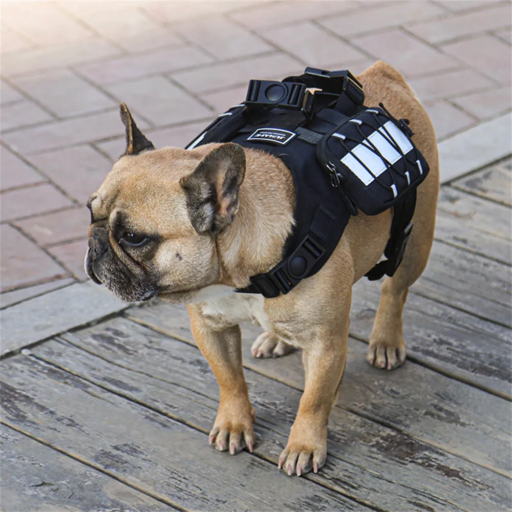Frenchie Camouflage Outdoor Saddle Backpack