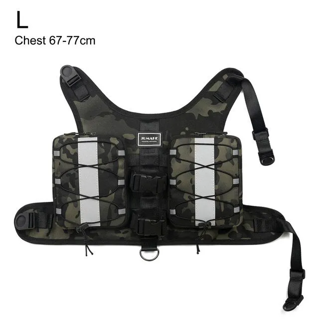 Frenchie Camouflage Outdoor Saddle Backpack