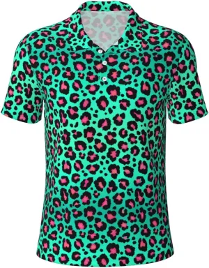 Golf Polos for Men Quick-Dry Athletic Mens Polo Shirts Short Sleeve Summer Casual Moisture Wicking Golf Shirt