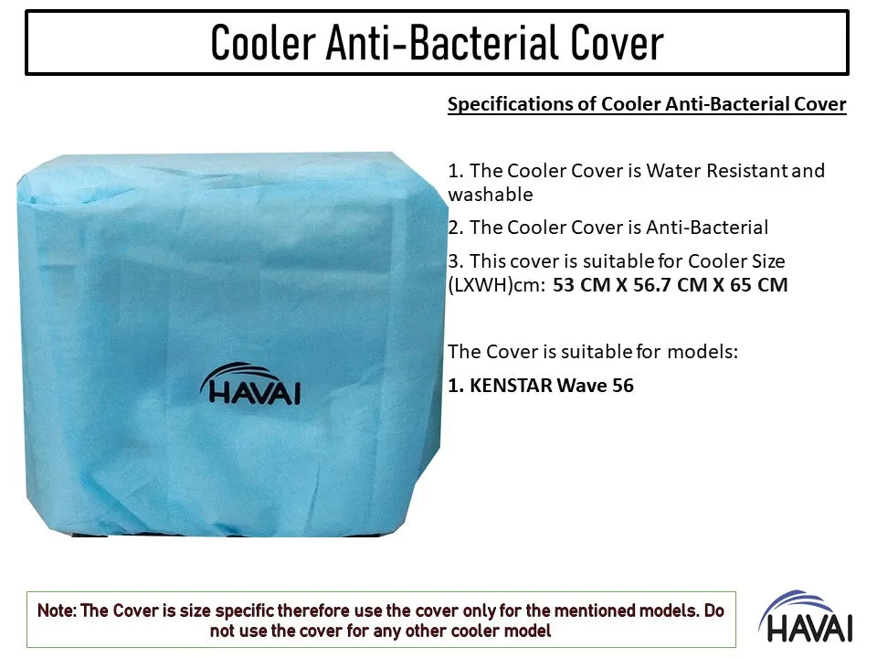 HAVAI Anti Bacterial Cover for Kenstar  Wave 56 Litre Window Cooler Water Resistant.Cover Size(LXBXH) cm: 53 x 56.7 x 65
