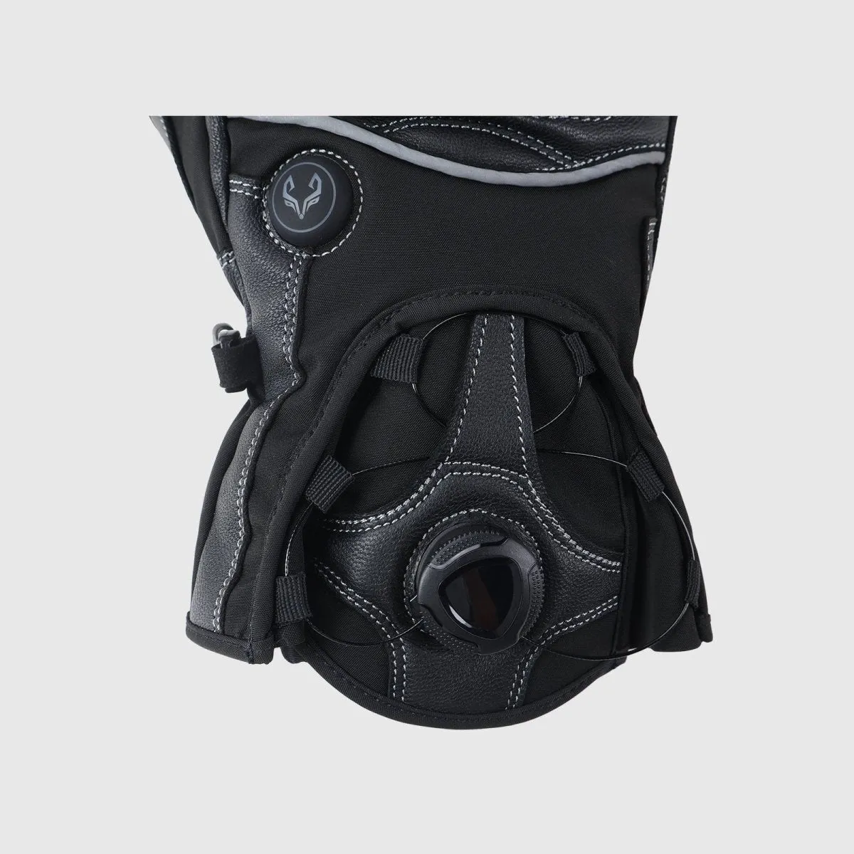 Heated Gloves - Knob Closure for Reliable Warmth in Cold Weather