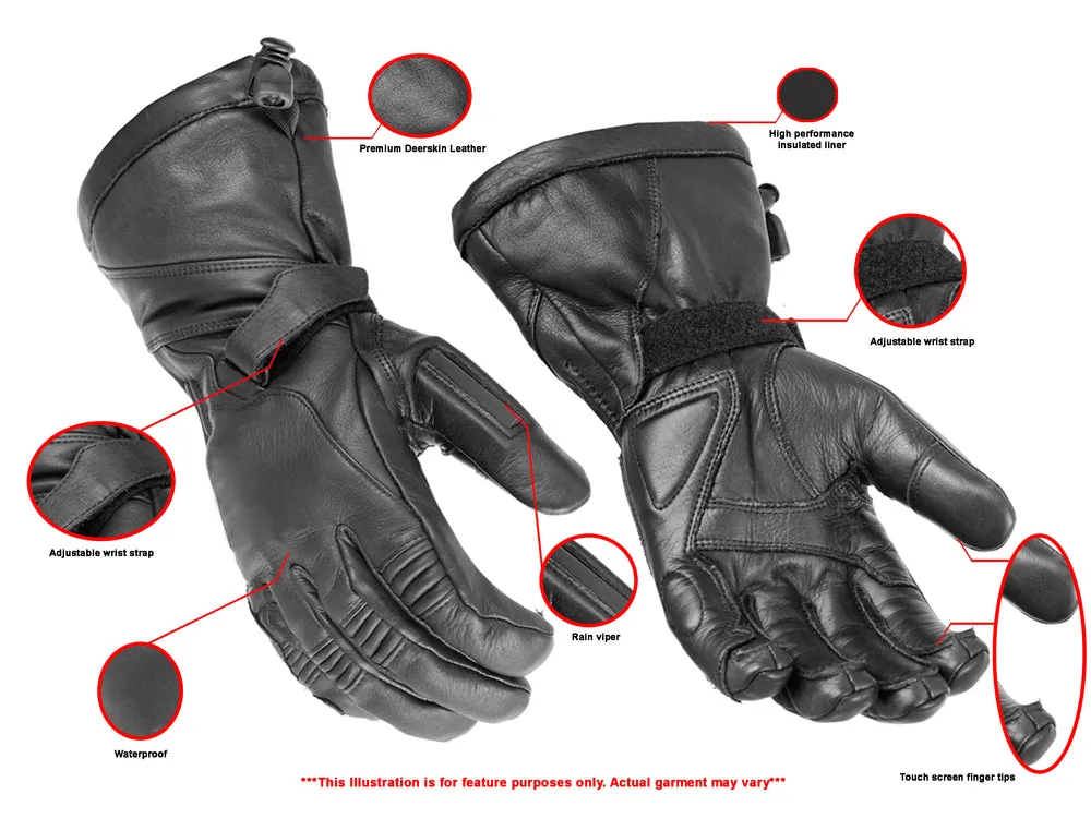 High Performance Deer Skin Insulated Cruiser Glove