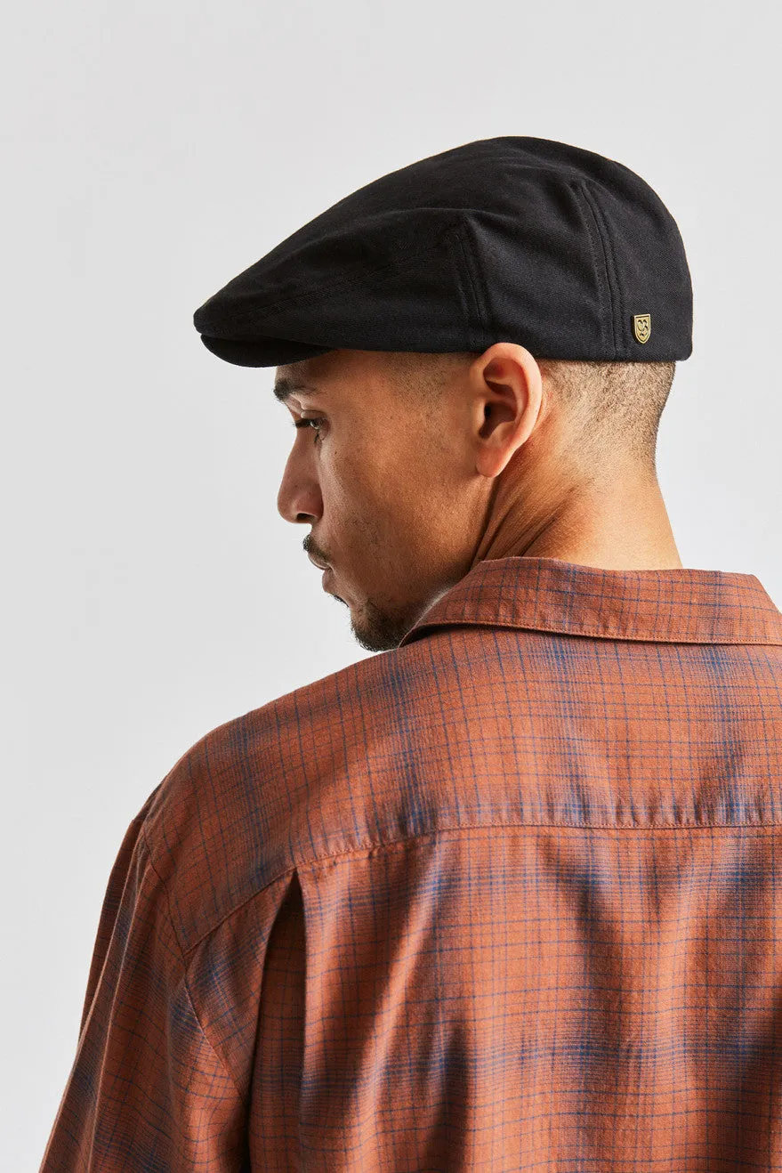 Hooligan Lightweight Snap Cap - Black