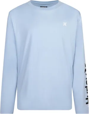 Hurley Boys' Long Sleeve UPF 50  Rash Guard Swim Shirt