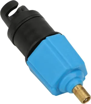 Inflatable SUP Pump Adapter Air Pump Converter, Inflatable Air Adapter Standard Air Adapter Pumping Connector for Inflatable, Stand Up Paddle Board, Dinghy Kayak (Color : Blau)
