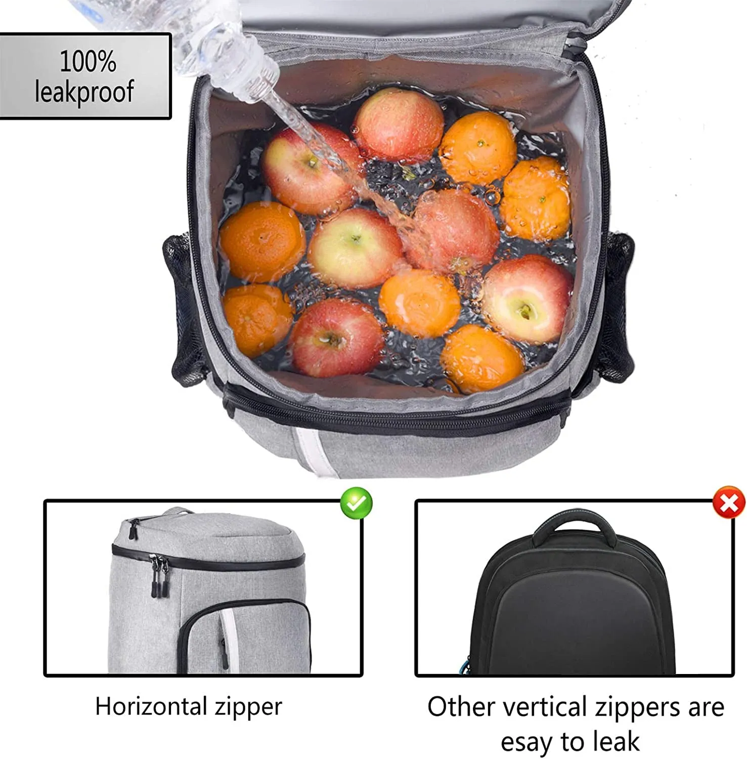 Insulated Leakproof Backpack Cooler