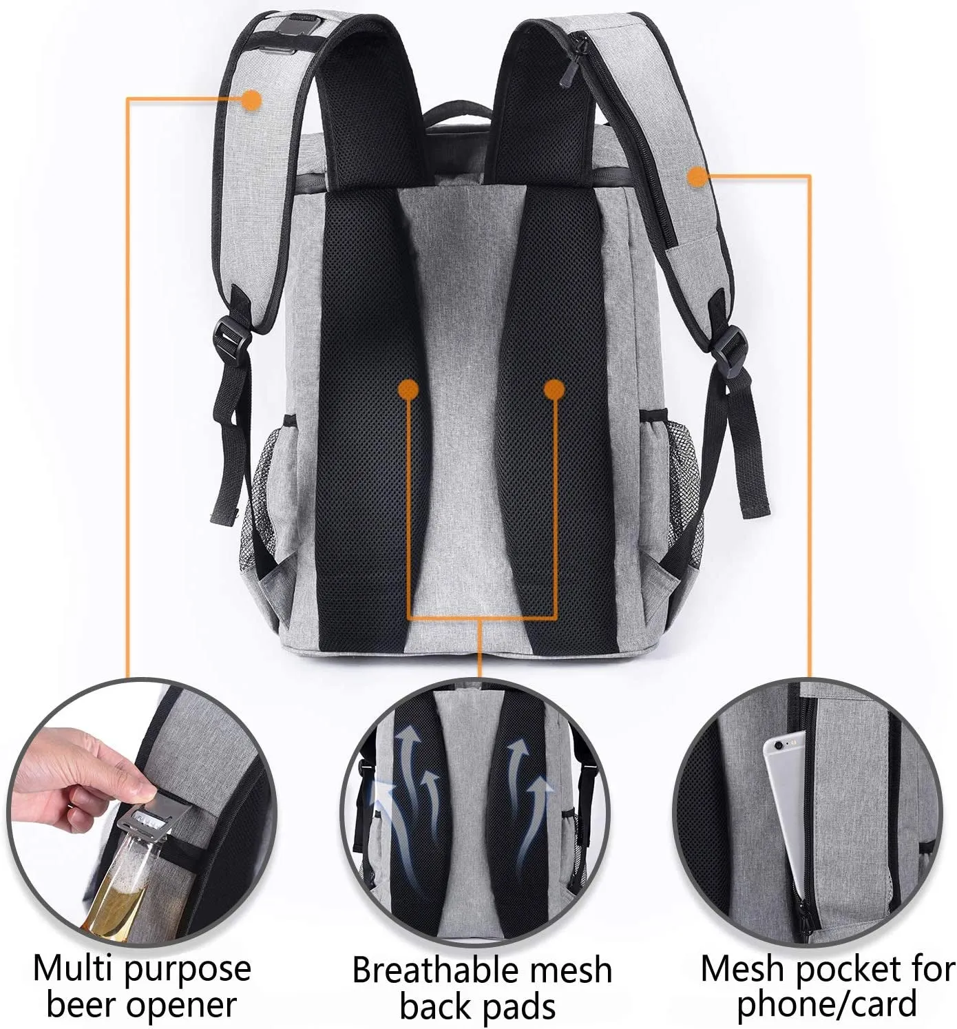 Insulated Leakproof Backpack Cooler