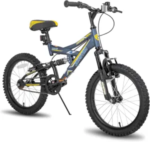JOYSTAR 20 Inch Kids' Bike for Boys Girls Ages 7-13 Years Old, Dual-Suspension Kids Mountain Bike with Dual Handbrake & Kickstand, Multiple Colors
