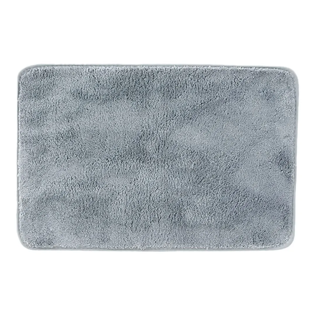 Kuber Industries Luxury Door Mat|Super Absorbent,Non-Slip & Comfortable|Anti Skid Bathroom |Multi-Utility Floor for Living Room,Bedroom,Entrances|40 x 60 cm,Grey, Pack of 5