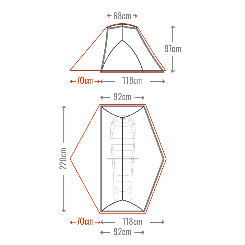 Mont Moondance 1 Person Tent