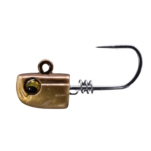 No Live Bait Needed Jig Heads For 3" Paddle Tail Softbait