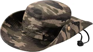 Obling Sun Hat for Men Women, Fishing Hat UPF 50 Wide Brim Bucket Hat Safari Boonie Hat